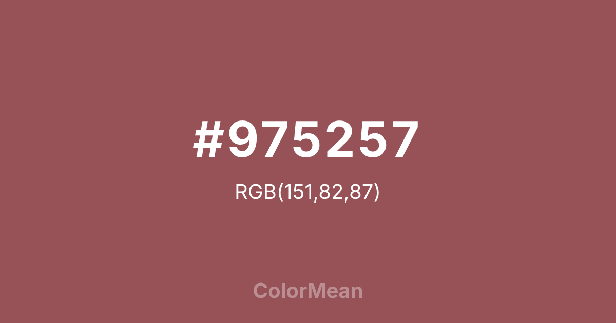 #975257 color swatch