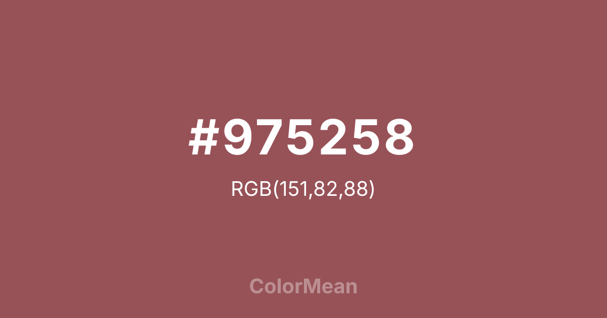 #975258 color swatch