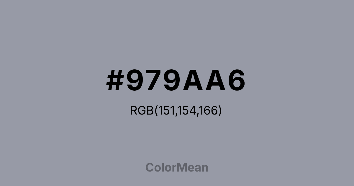 #979AA6 color swatch