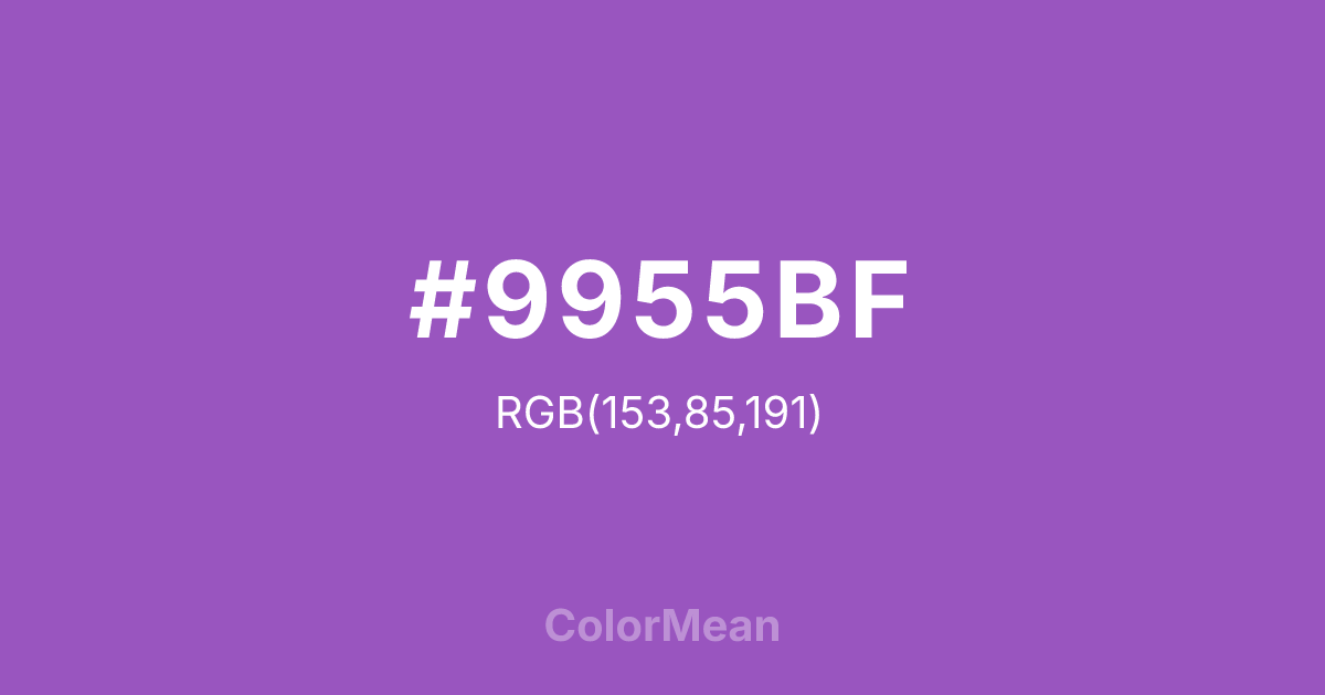 #9955BF color swatch