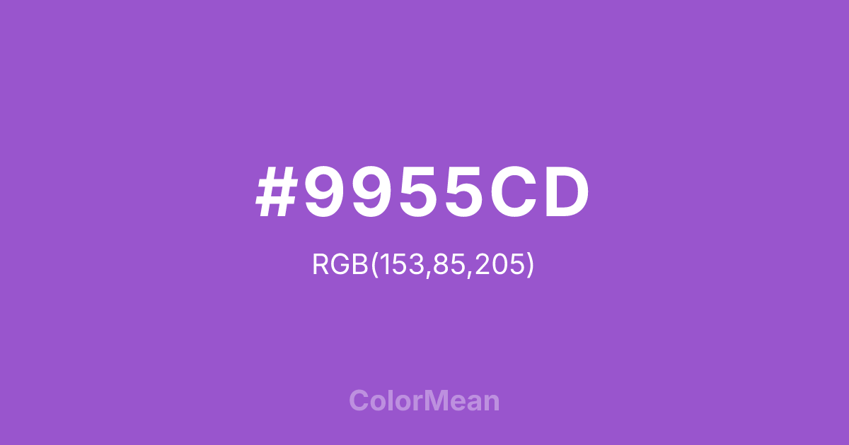 #9955CD color swatch
