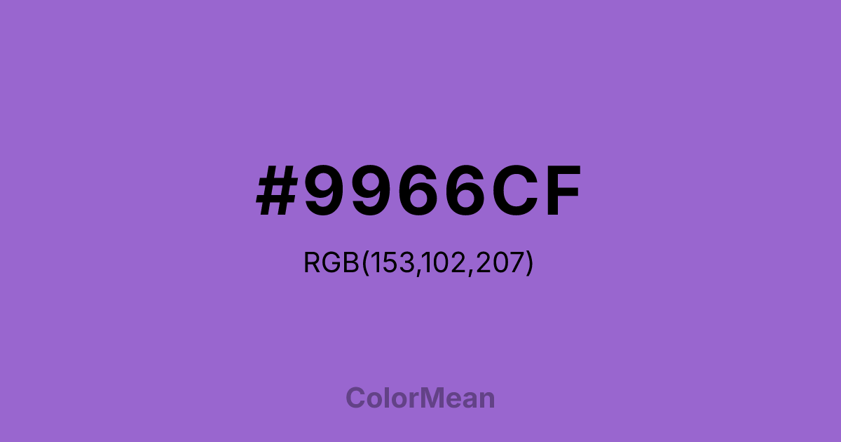 #9966CF color swatch