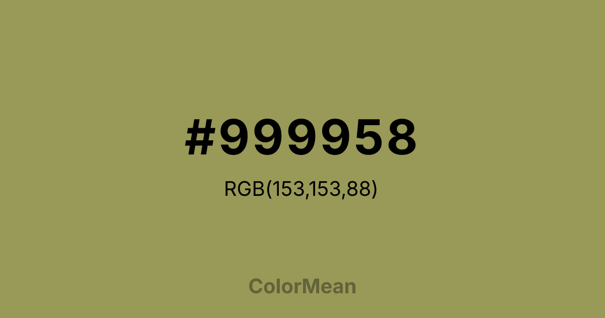 #999958 color swatch