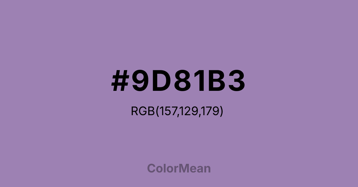 #9D81B3 color swatch