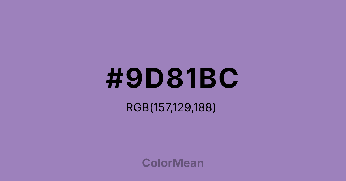 #9D81BC color swatch