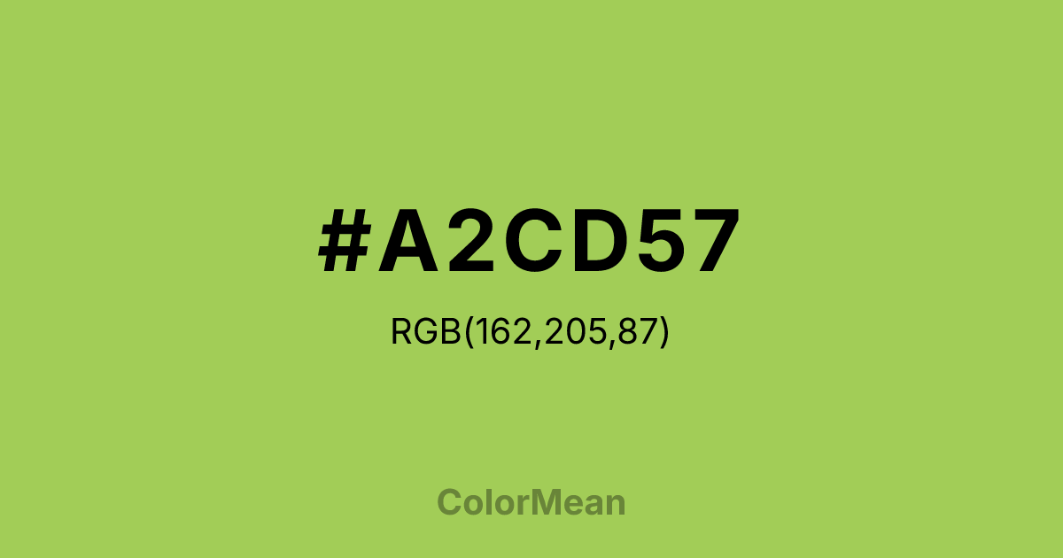 #A2CD57 color swatch