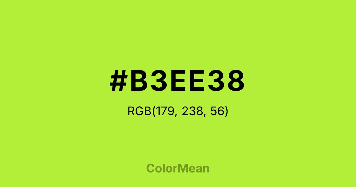 #B3EE38 color swatch