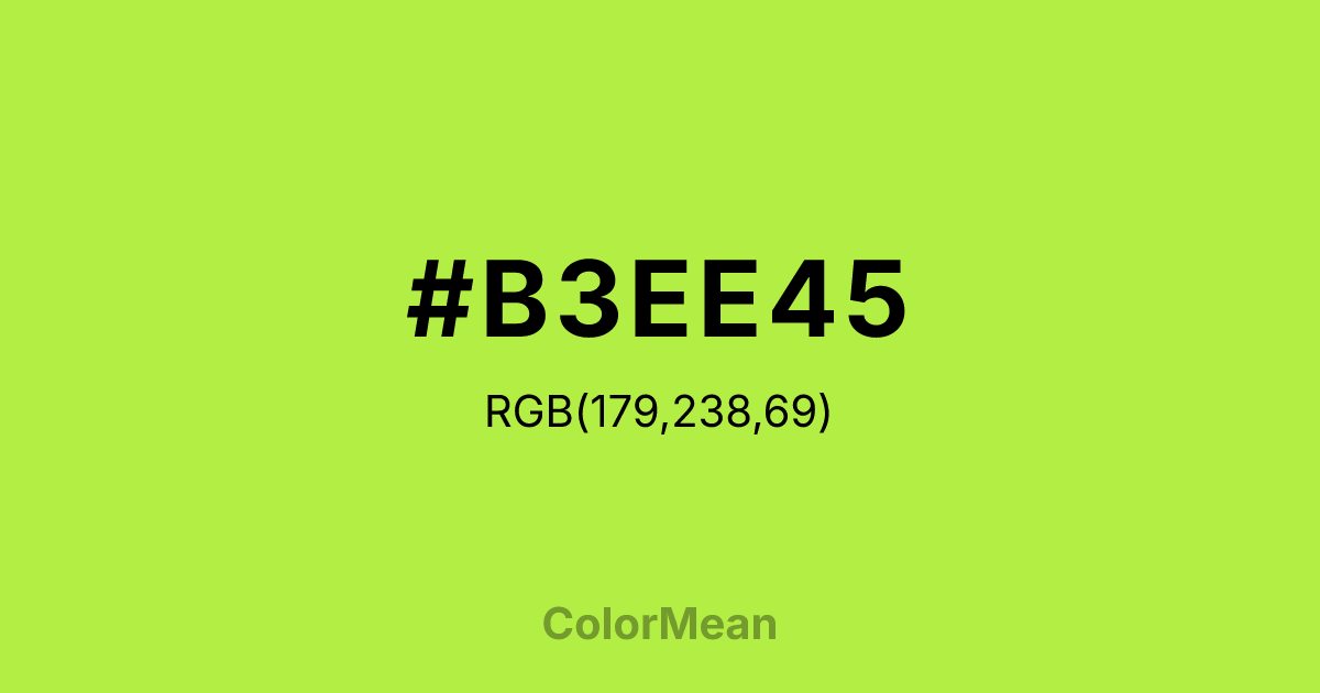#B3EE45 color swatch