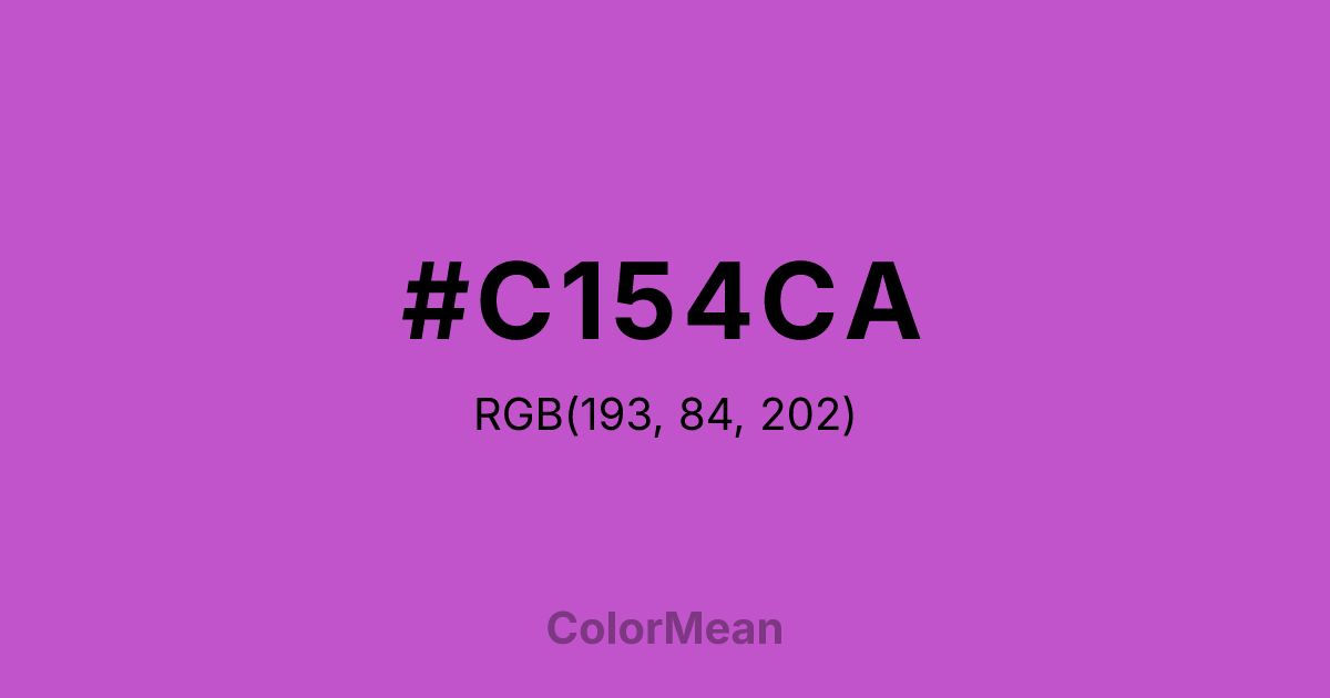 #C154CA color swatch