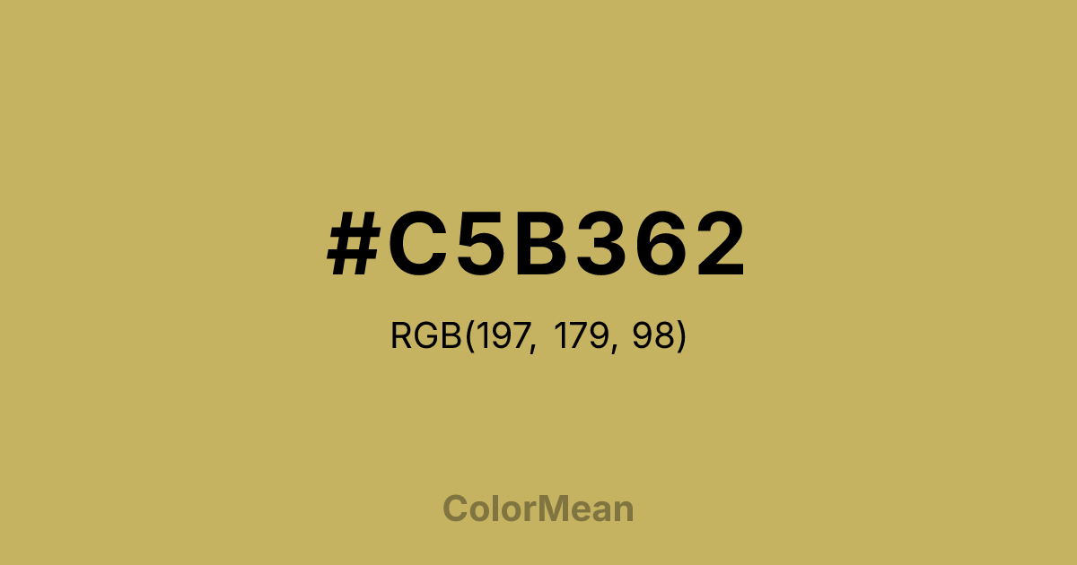 #C5B362 color swatch