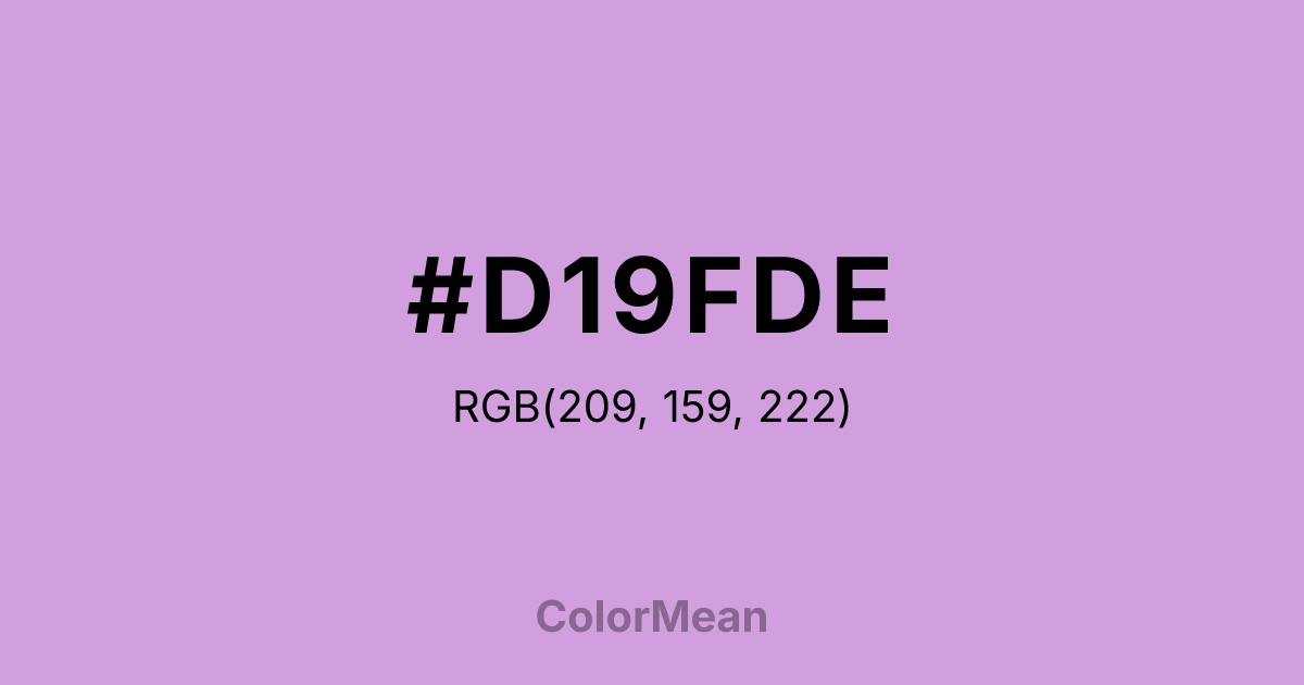#D19FDE color swatch