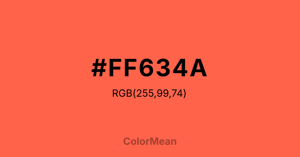 #FF634A color swatch