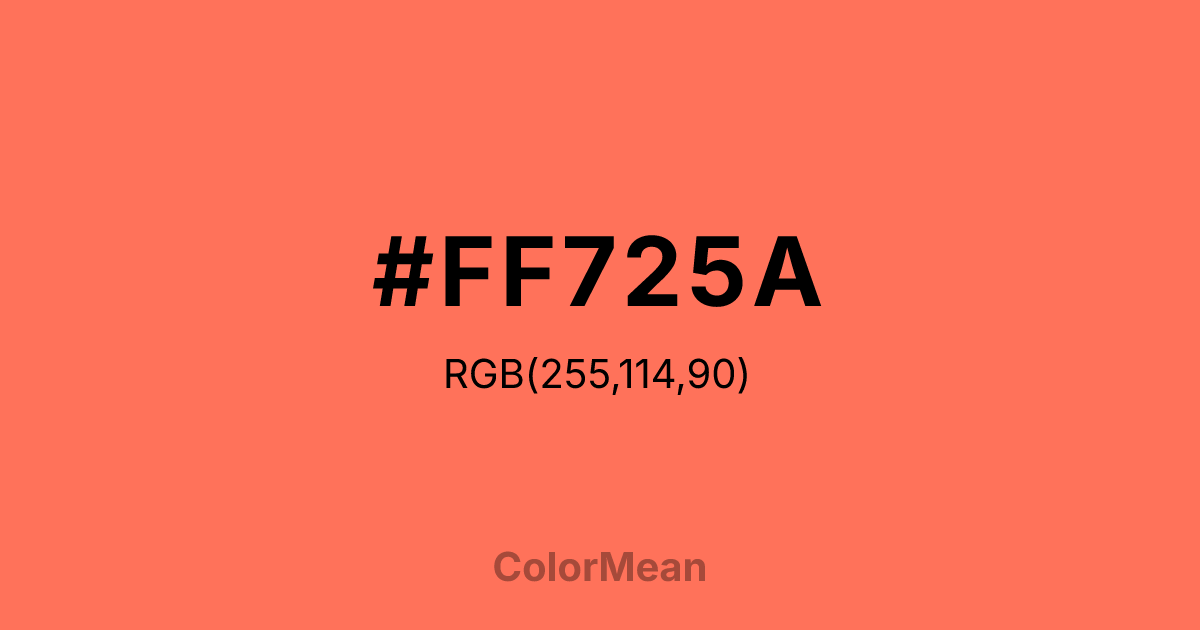 #FF725A color swatch