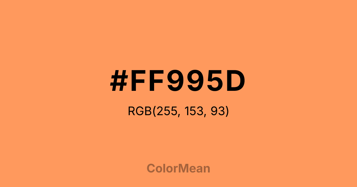 #FF995D color swatch