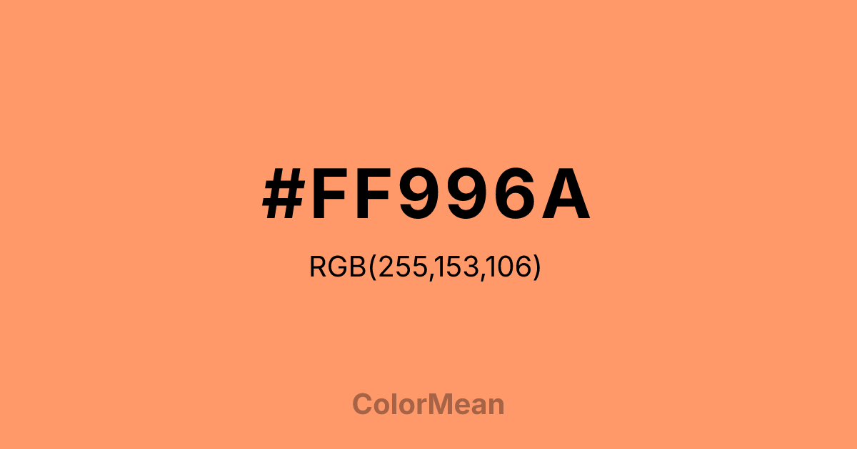 #FF996A color swatch