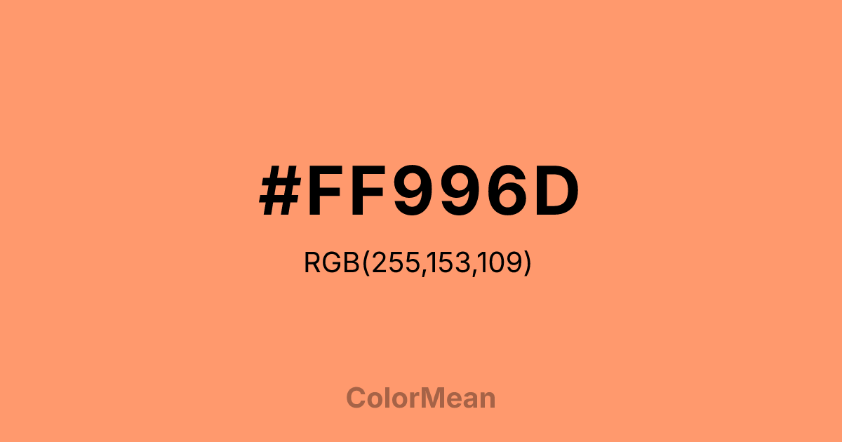 #FF996D color swatch