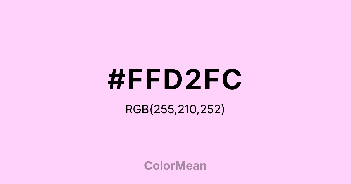 #FFD2FC color swatch