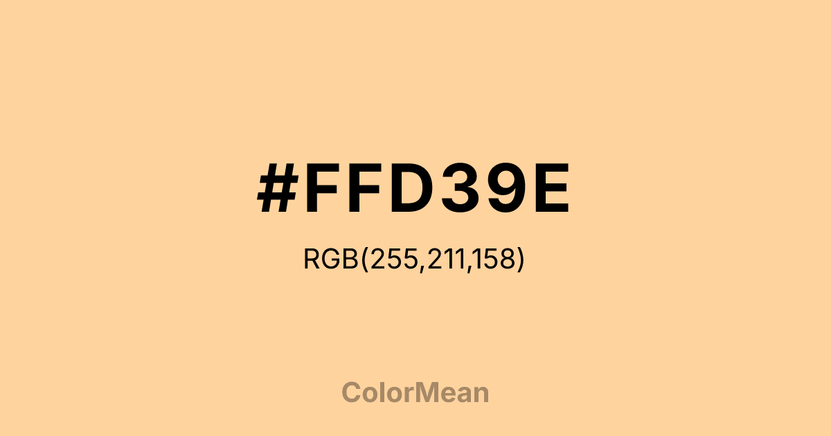 #FFD39E color swatch