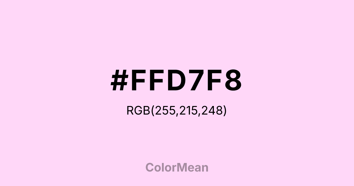 #FFD7F8 color swatch