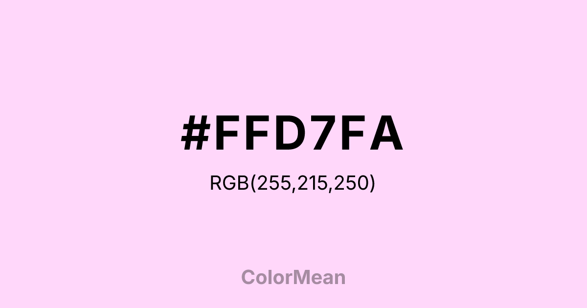 #FFD7FA color swatch