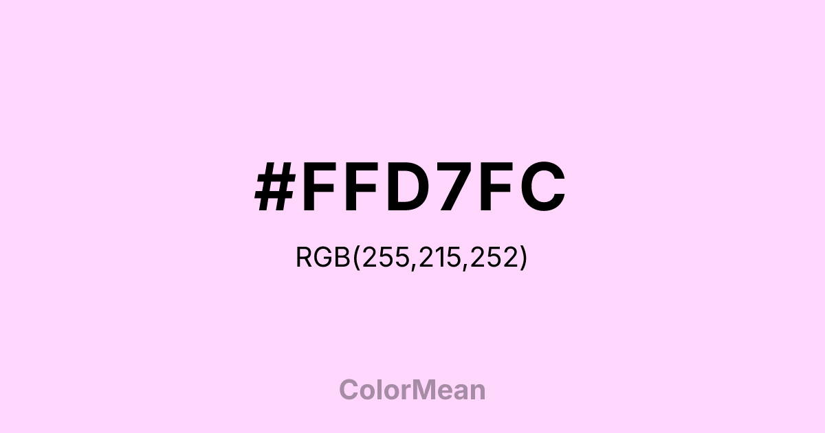 #FFD7FC color swatch