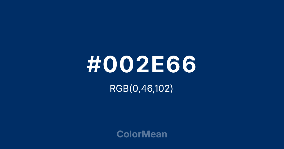#002E66 color swatch