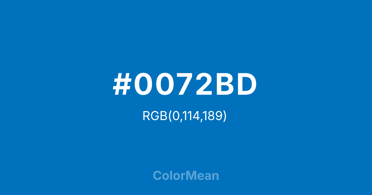 #0072BD color swatch