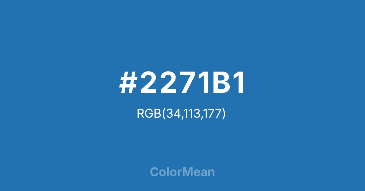 #2271B1 color swatch