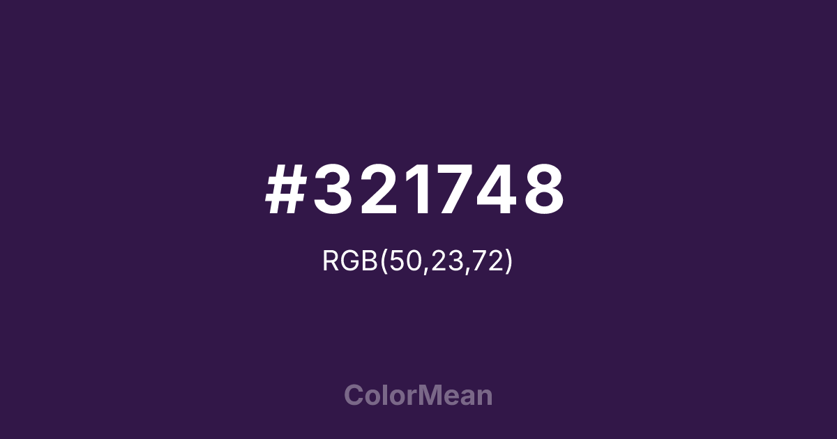 #321748 color swatch