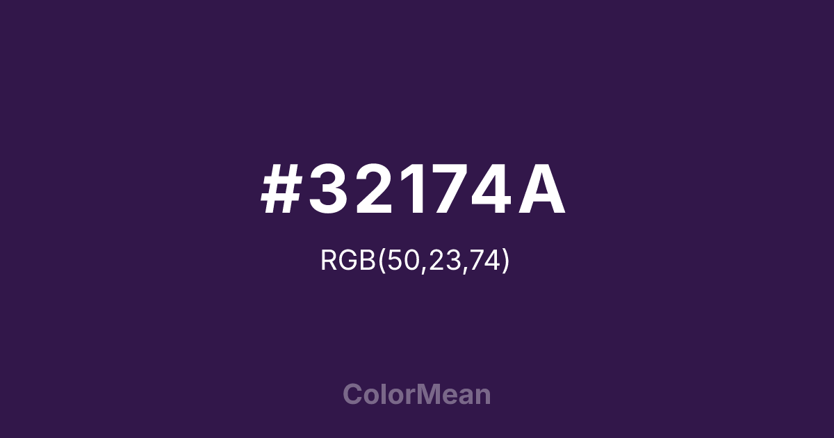 #32174A color swatch