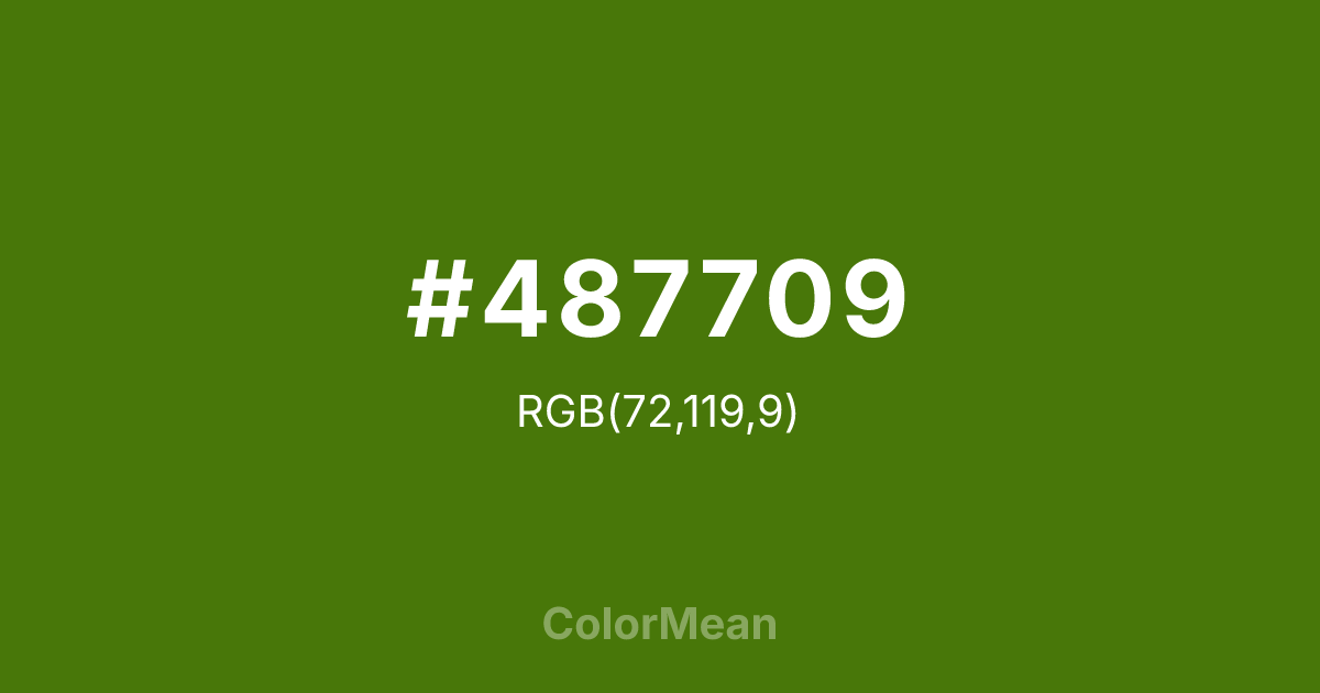 #487709 color swatch