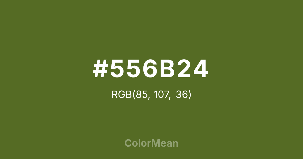 #556B24 color swatch
