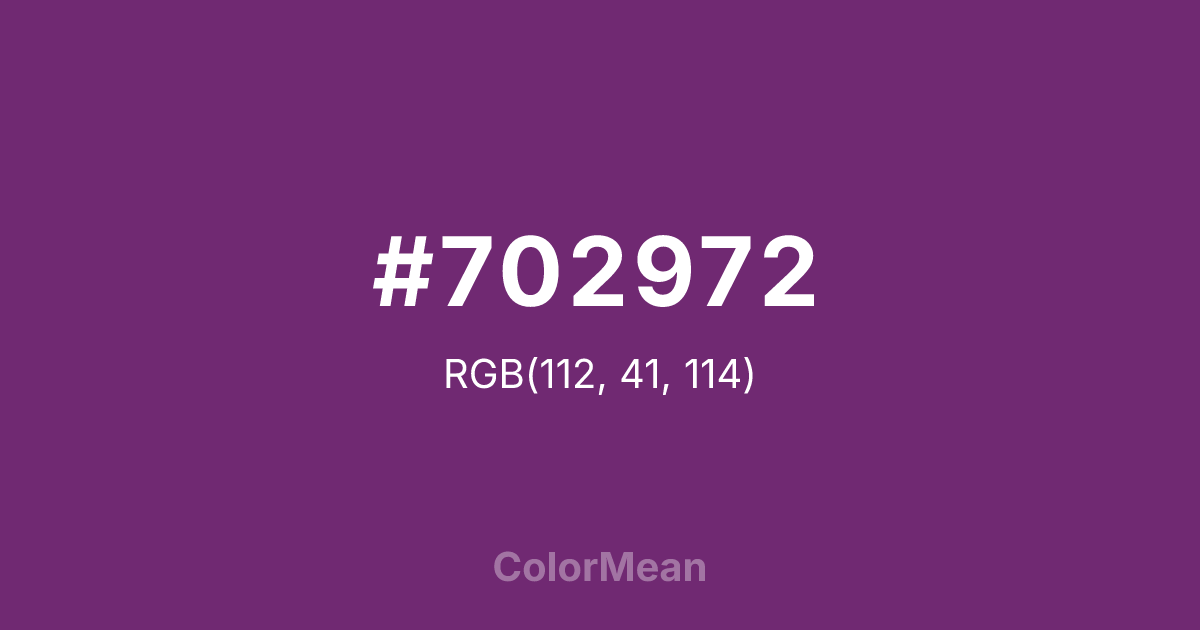 #702972 color swatch