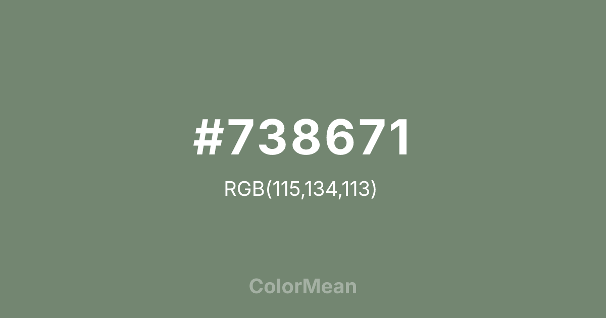 #738671 color swatch