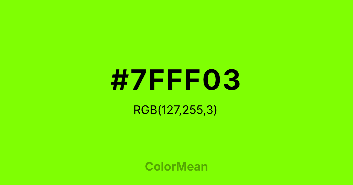 #7FFF03 color swatch