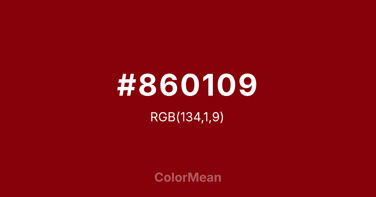 #860109 color swatch
