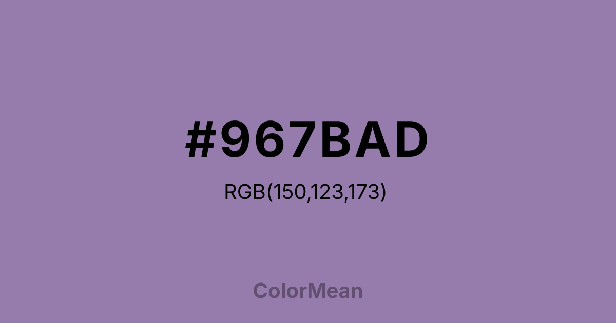 #967BAD color swatch
