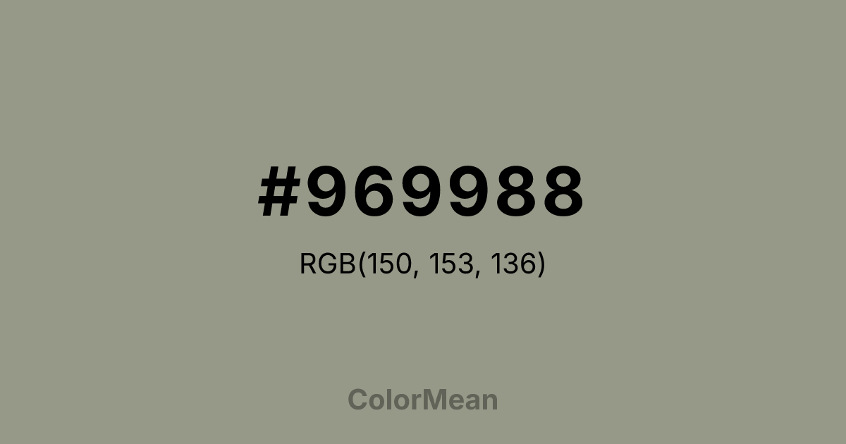#969988 color swatch