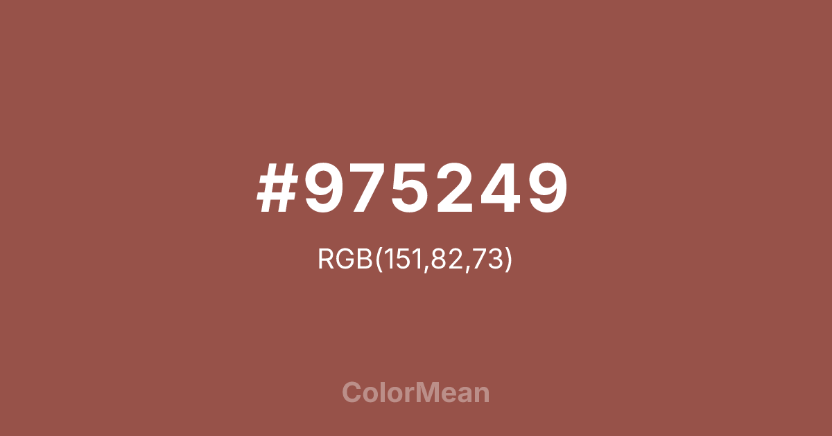 #975249 color swatch