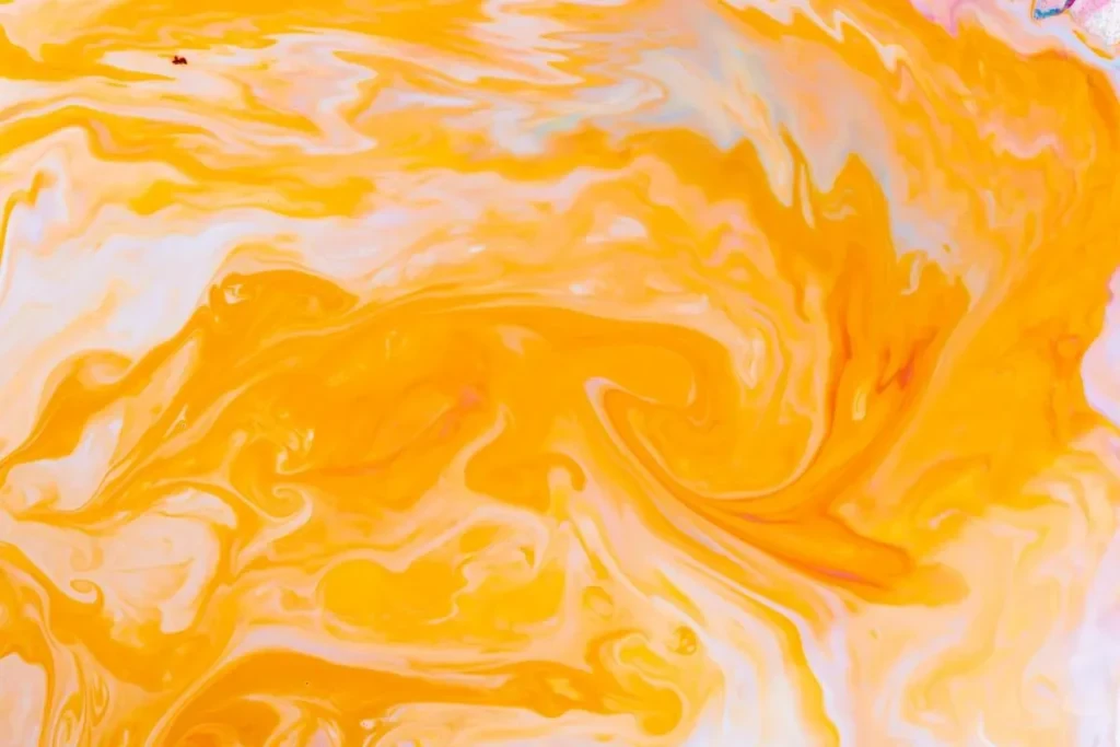 history of the color orange