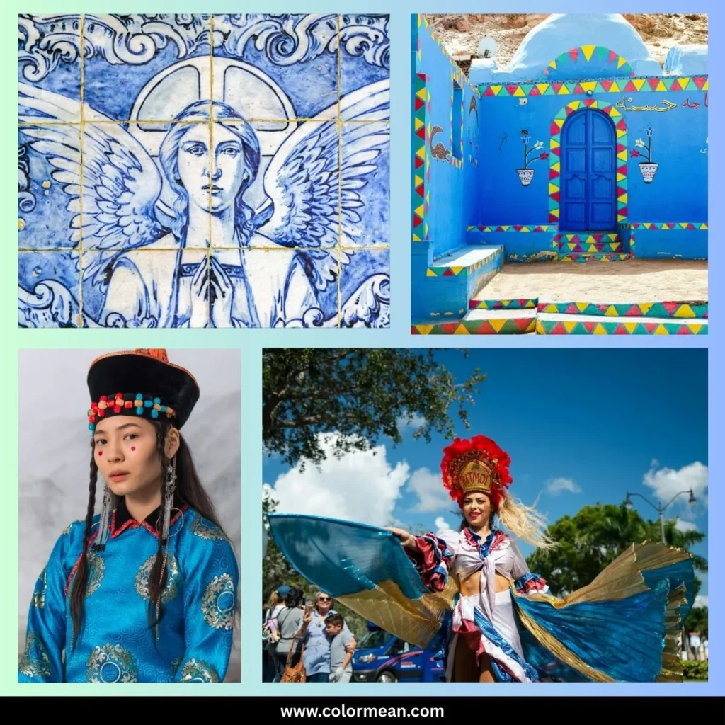 blue in cultural and religious programs