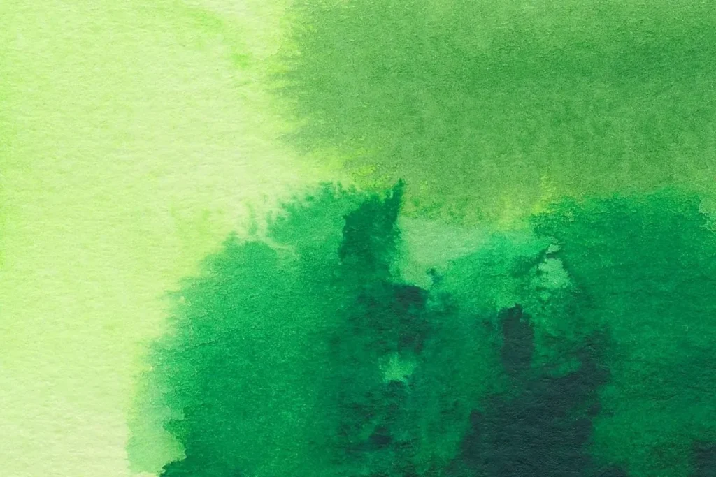 meaningful green pigment