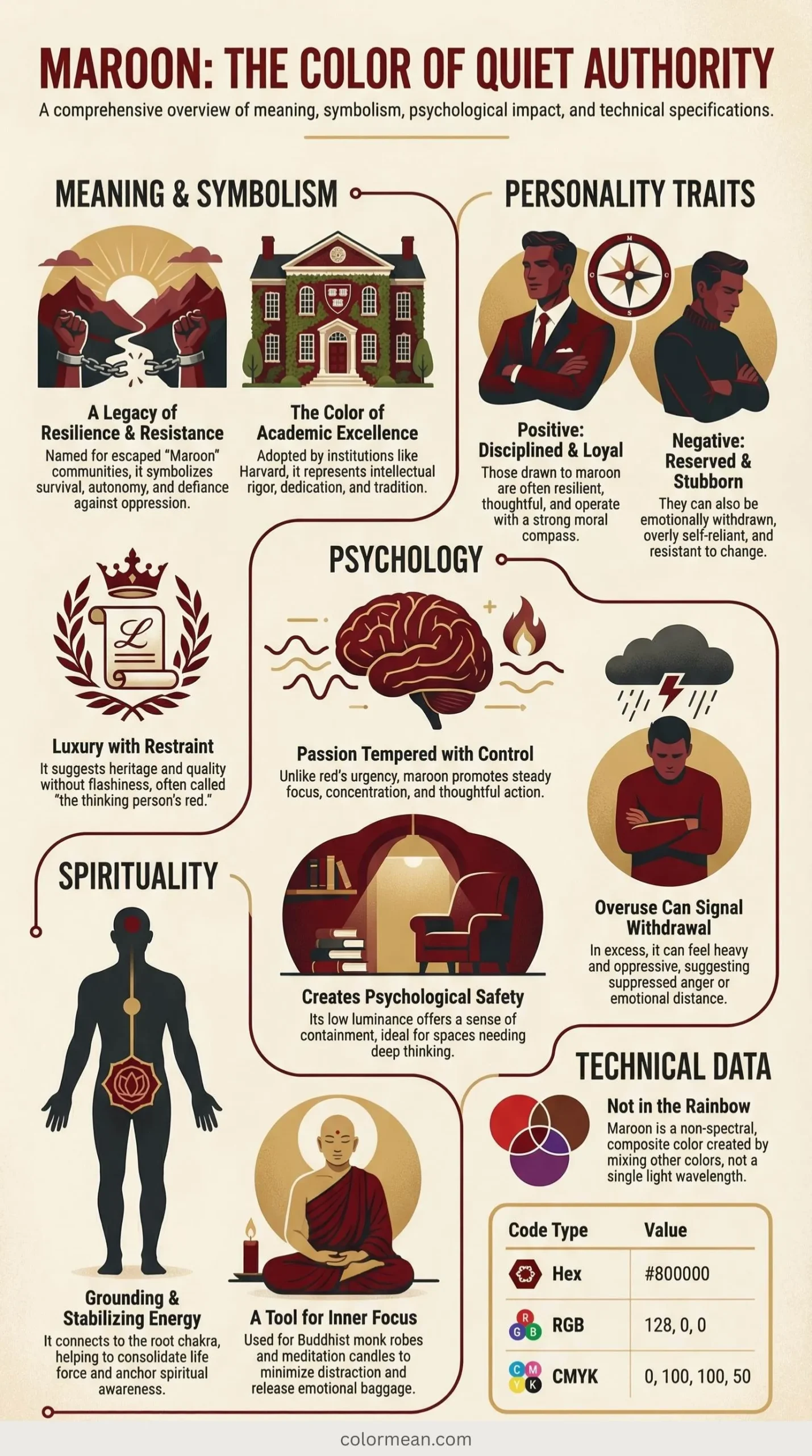 infographic-about-color-maroon